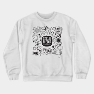 Social Media Crewneck Sweatshirt